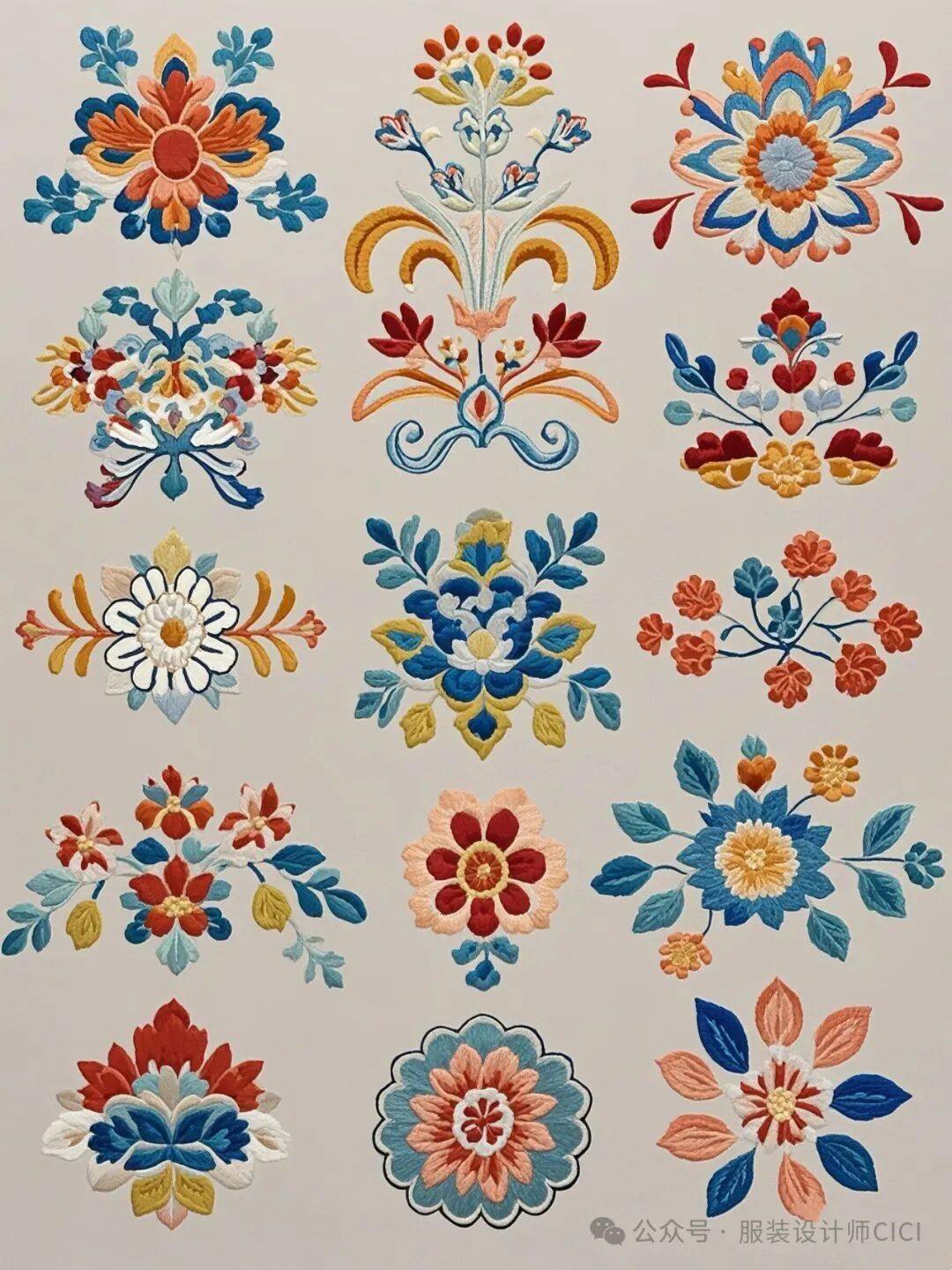 國風古韻-刺繡紋飾紋樣圖案設計分享!