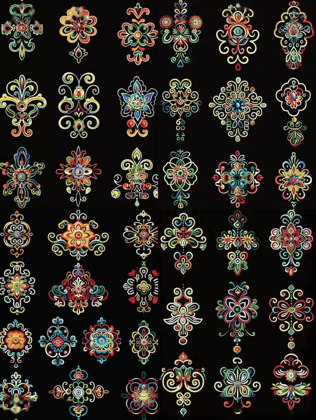 國風古韻-刺繡紋飾紋樣圖案設計分享!