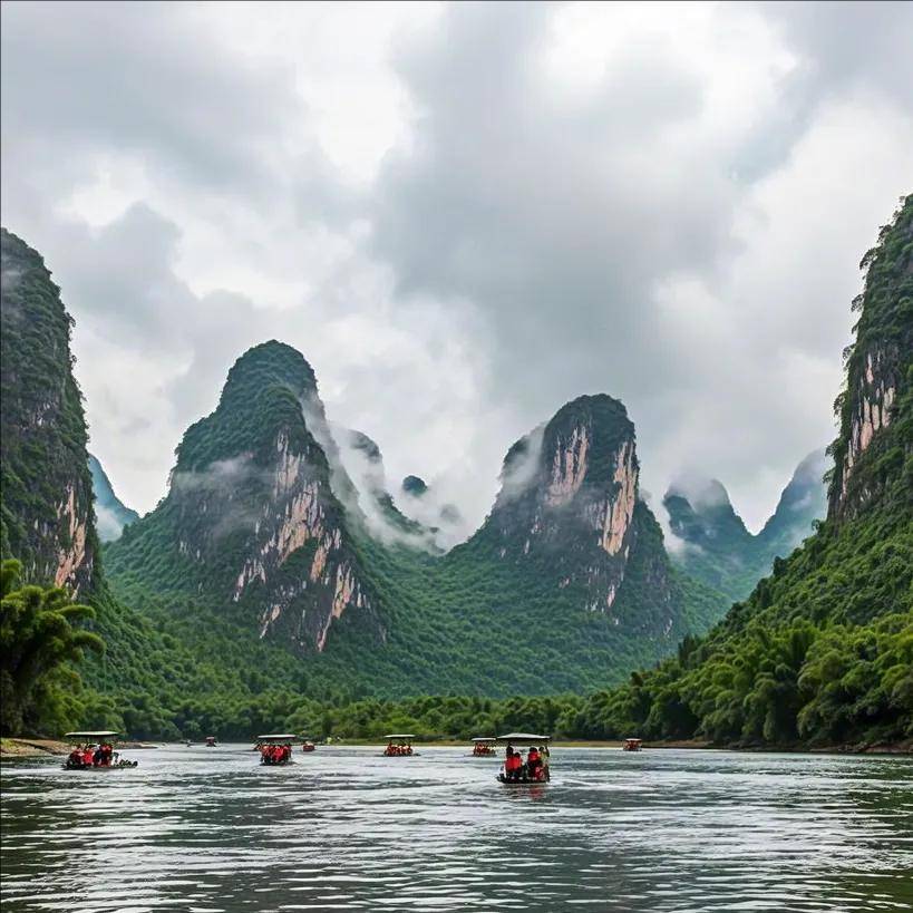 原創桂林旅遊攻略（灕江竹筏全程精華遊乘坐指南）