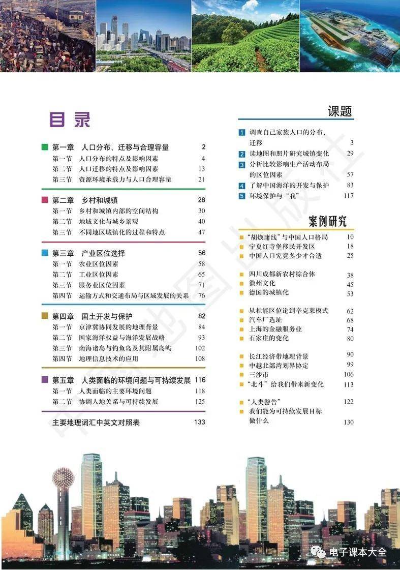 2026中圖版高中地理必修二電子課本(新教材高畫質PDF版)