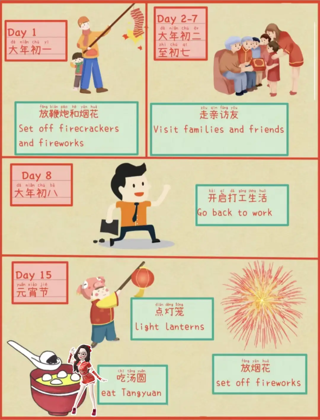 年味 + 英語雙豐收｜小學生也能看懂：春節動畫合集