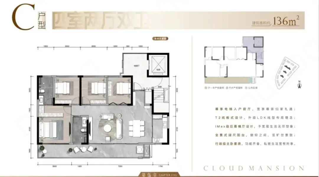 租金約619元/月起！套三、四戶型！成都青羊區西湖雲著保租房介紹
