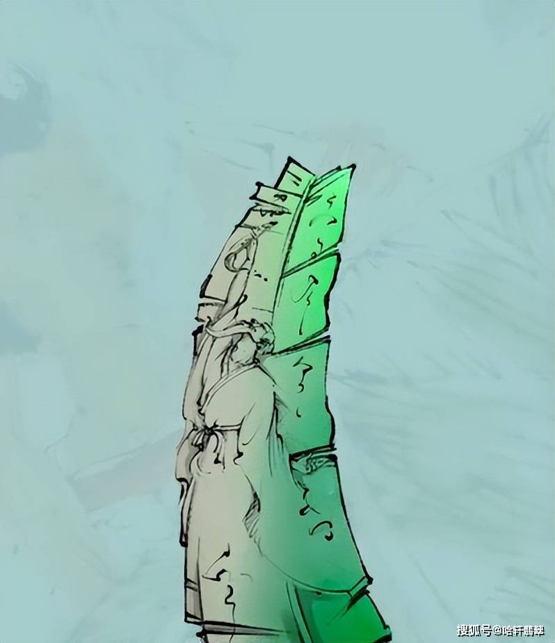 大餅原創翡翠欣賞：書法氣韻，懷素書蕉