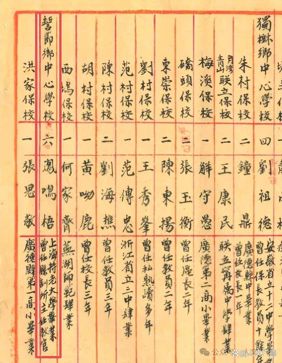 罕見老照片！廣德誓節中學百年校史的見證