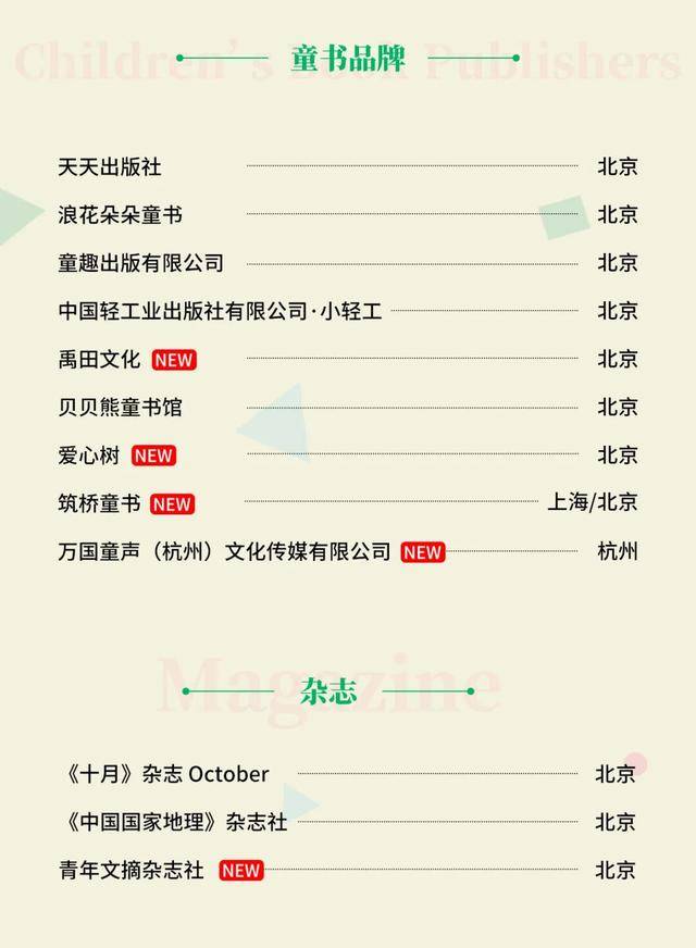 今年北京圖書市集5月將在郎園舉行，出版品牌全名單公佈