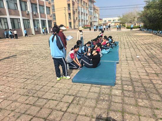 原創莒南縣文疃鎮初級中學七八年級體質檢測圓滿落幕