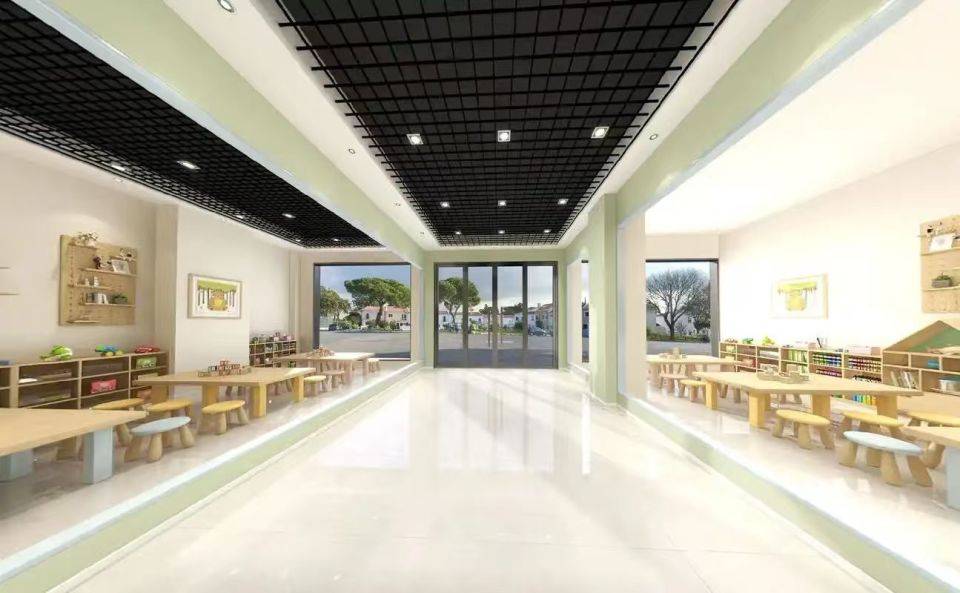 陝西託管中心裝修施工，陝西託管所裝修設計，陝西幼兒園裝修施工