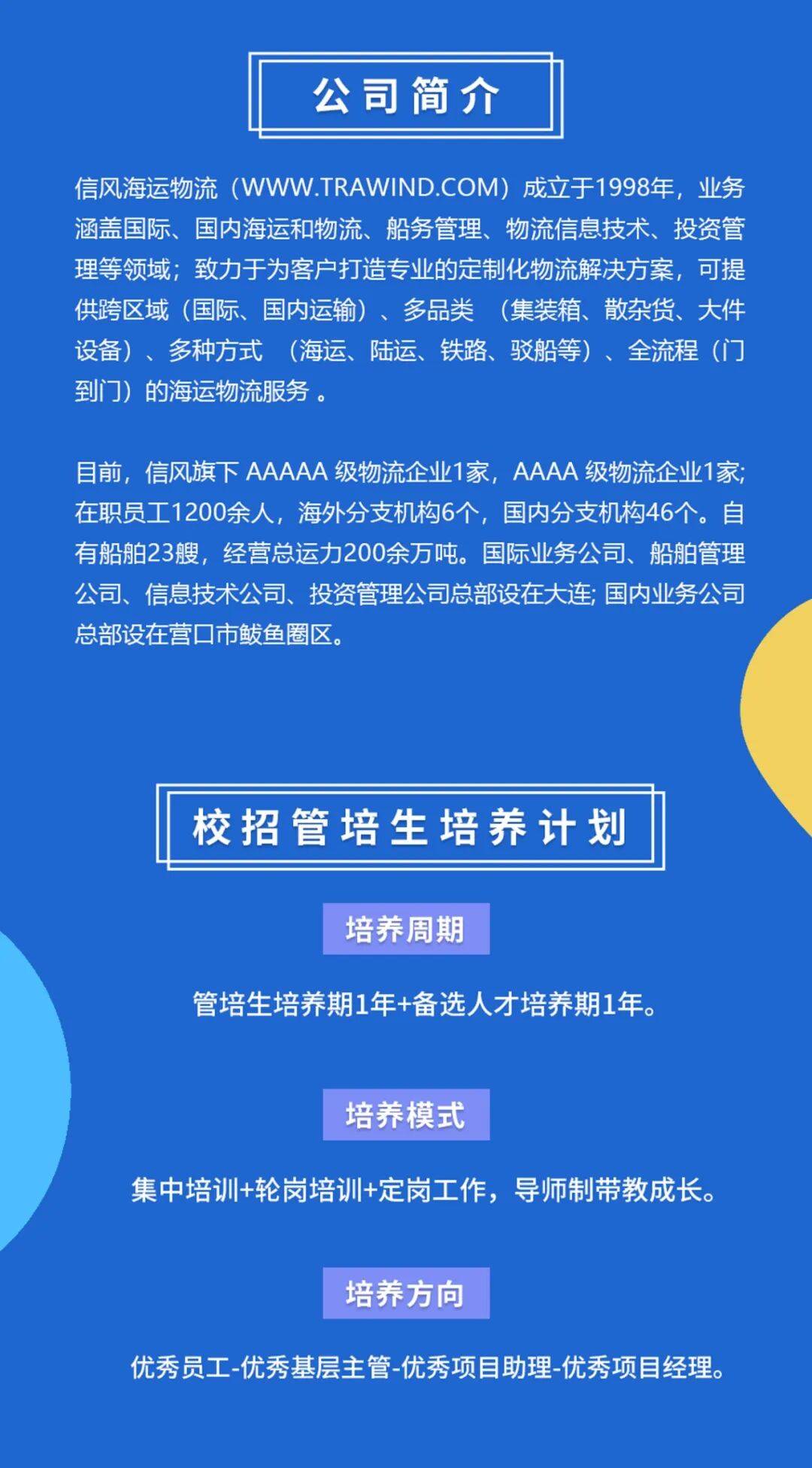 【招聘】2026信風海運物流校園招聘