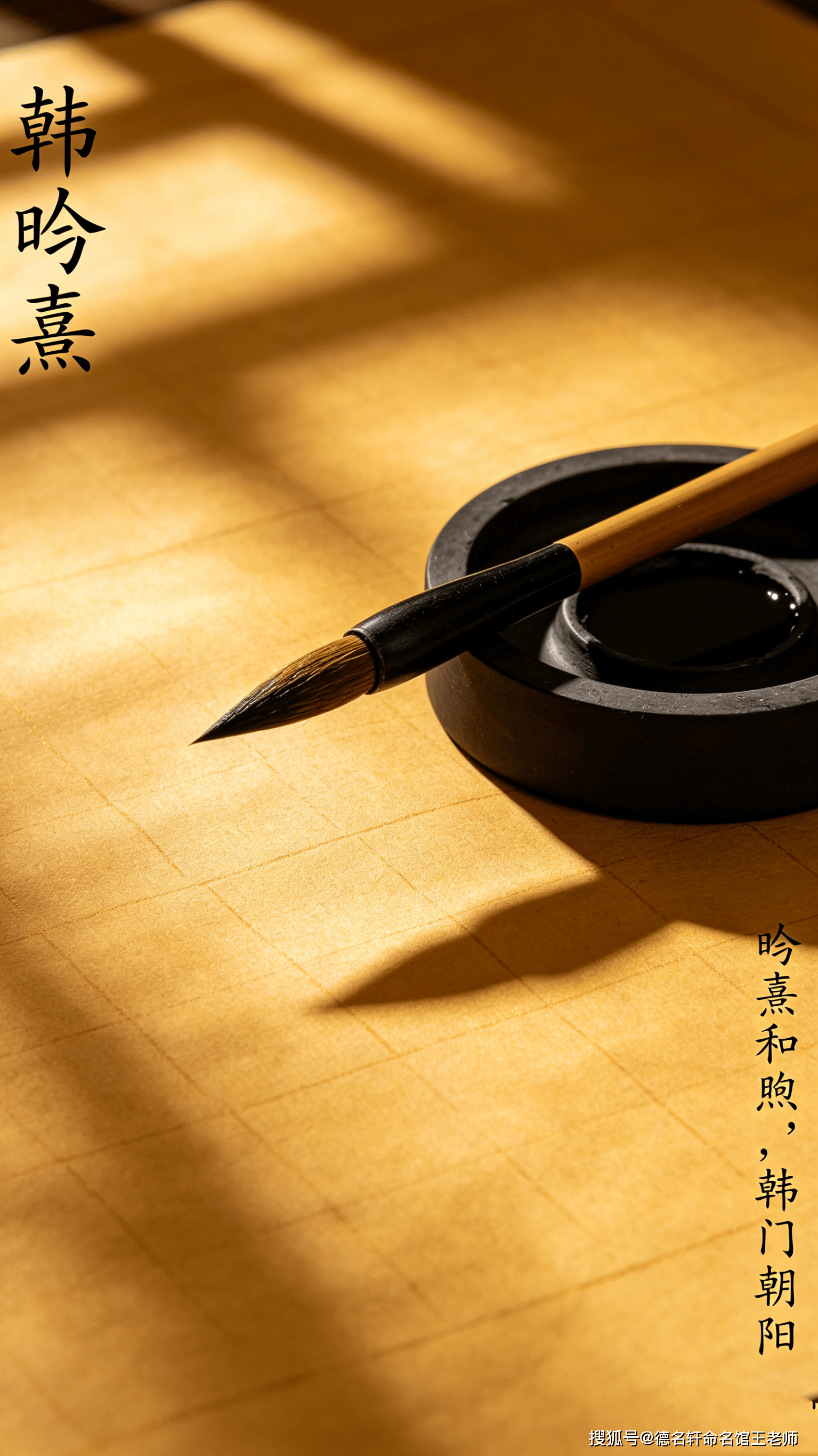 原創寶寶起名案例 韓昀熹：昀熹和煦，韓門朝陽