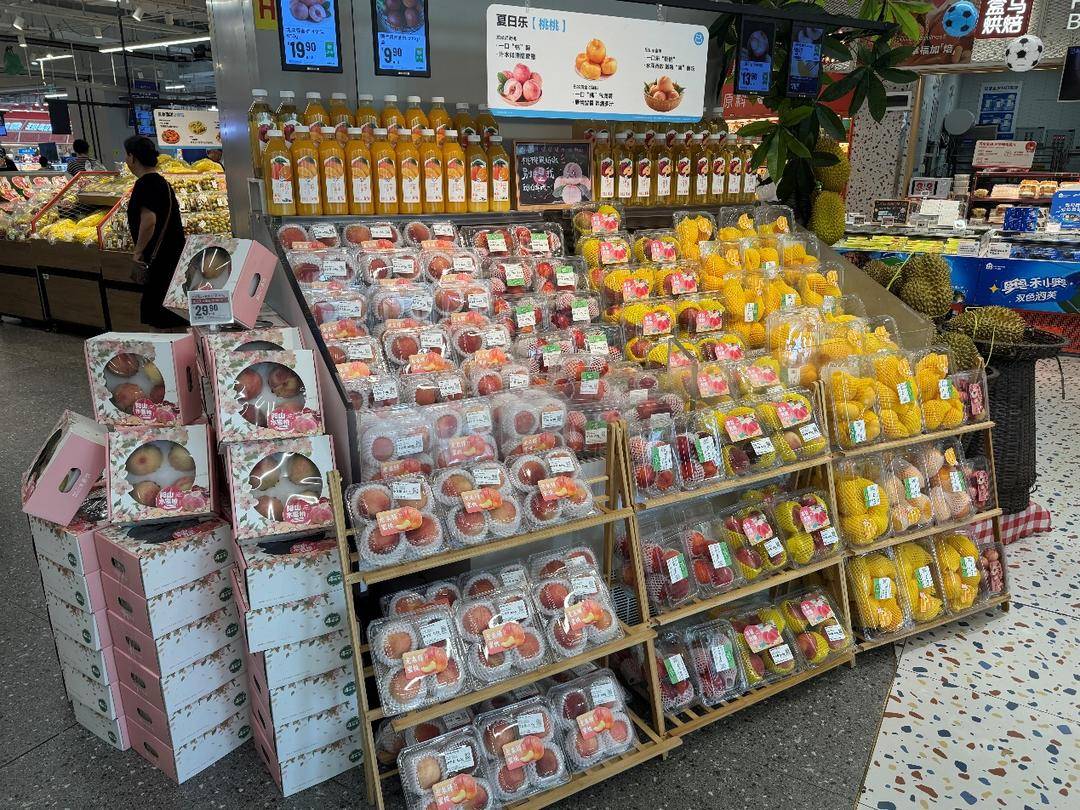 八省13味鮮桃齊上新零售貨架，全國“桃味地圖”來了