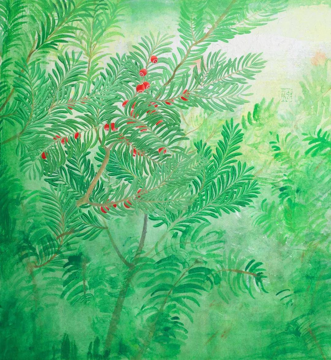 “東方本草, 華夏色彩 -丁融本草繪畫作品展”於浦東圖書館舉行