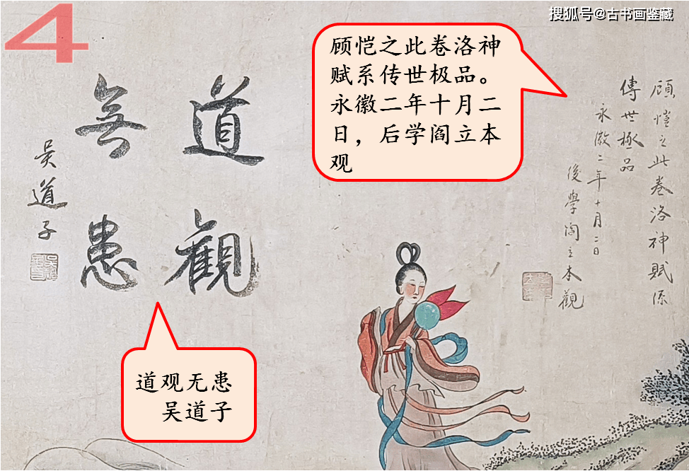 羅明端： 顧愷之三大名畫之一，民間收藏《洛神賦圖》