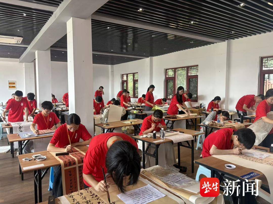 翰墨飄香！第九屆米芾杯國際青少年書法大展在丹徒米芾書法公園開賽